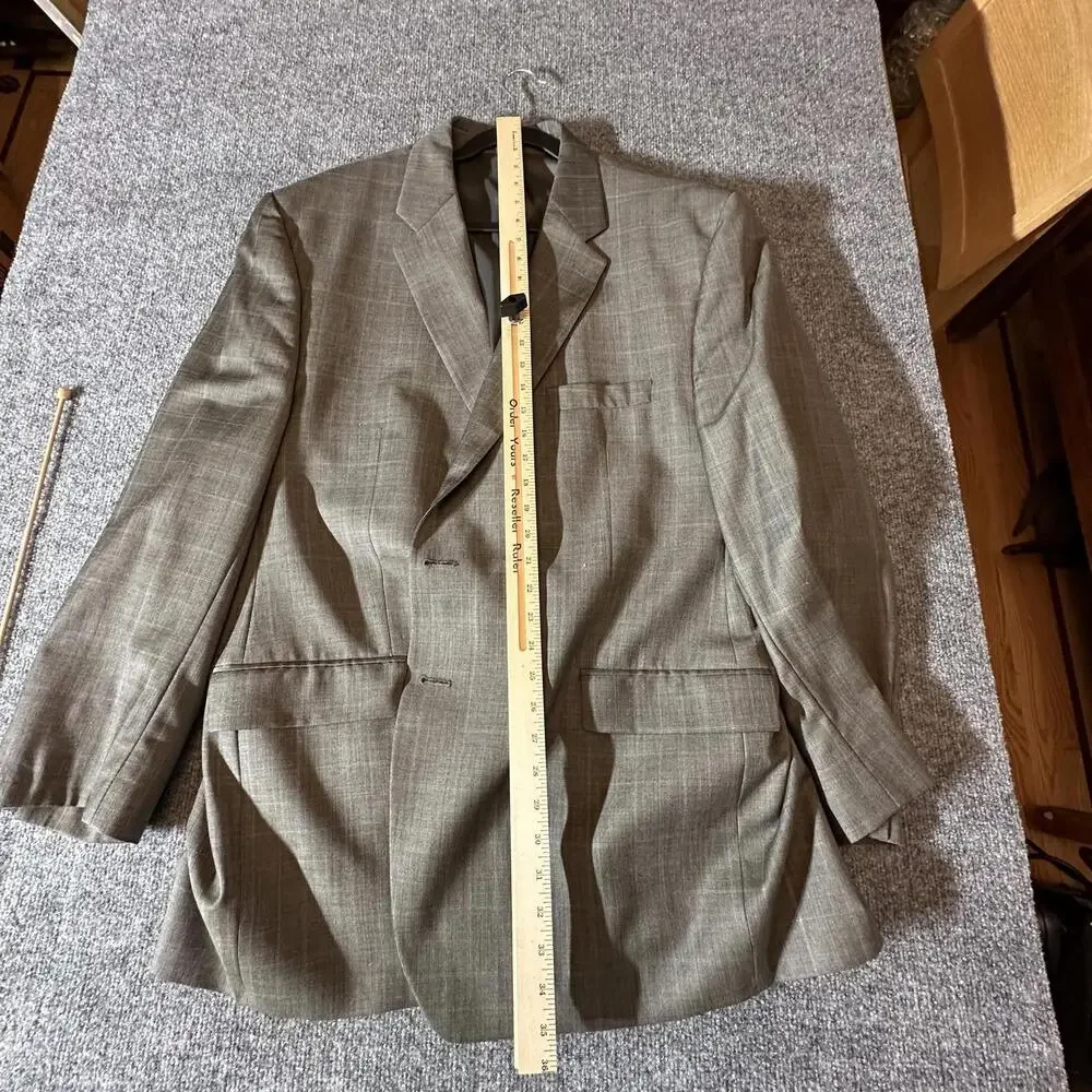 Men's Gray Checkered Blazer - Classic Fit - Lauren Ralph‎ Lauren